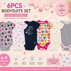 6PCS BODYSUITS SET