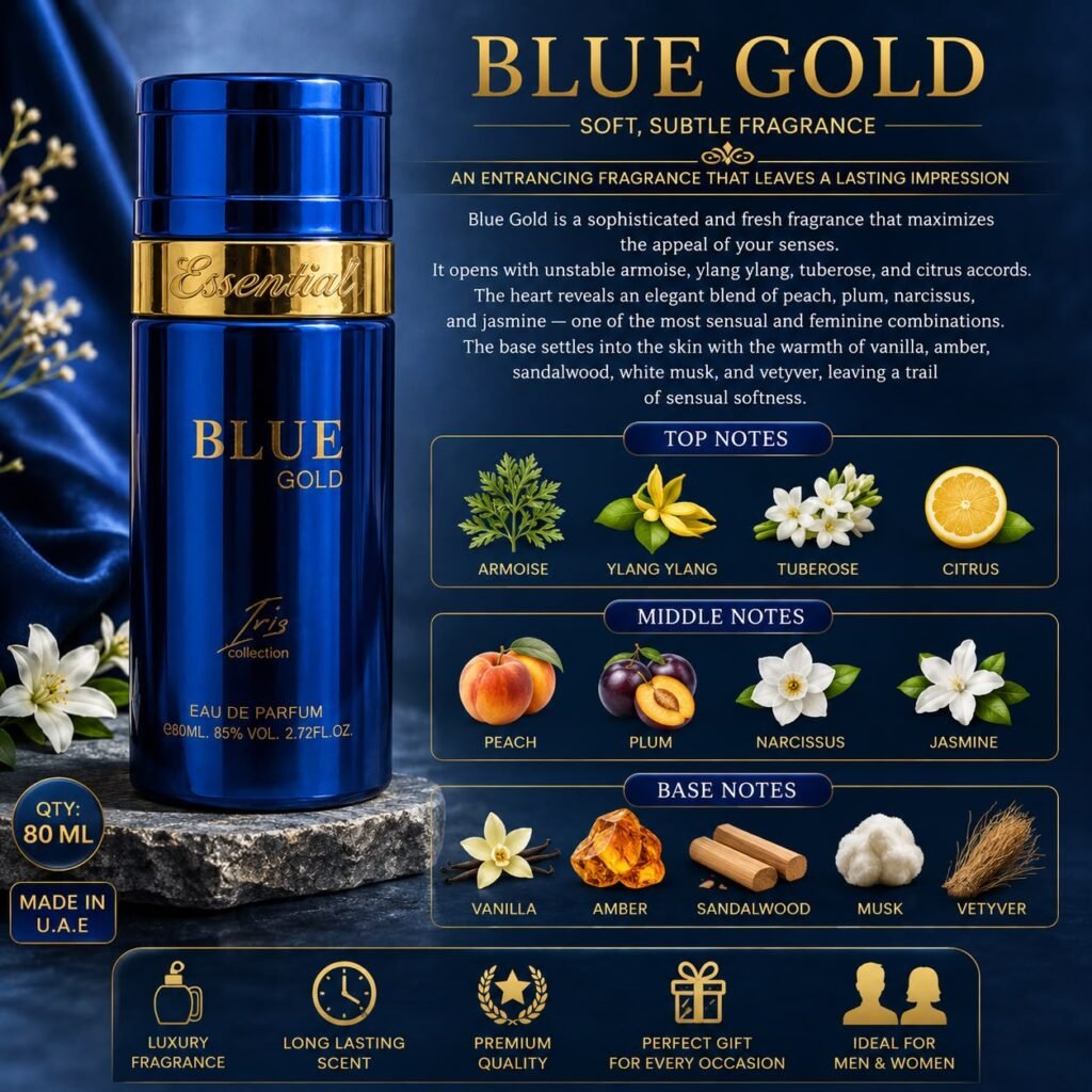 Blue Gold Eau de Parfum – 80 مل